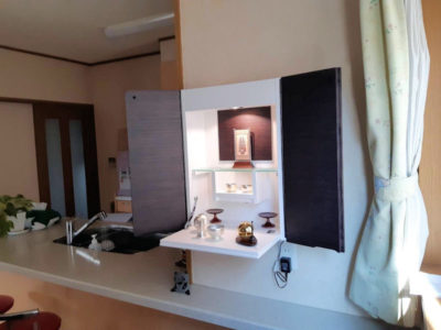 壁掛け仏壇ライフ